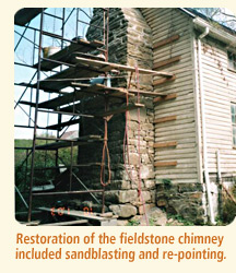 Rebuilding chimney