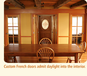 Custom french doors